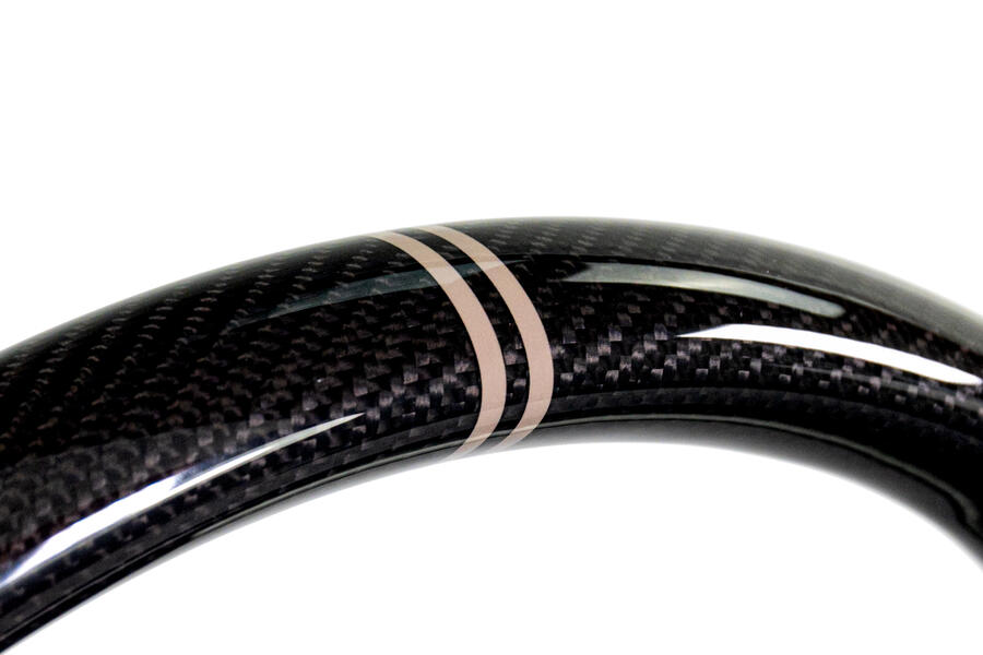 Carbon Lenkrad Konfigurator – Kupferstreifen Detail