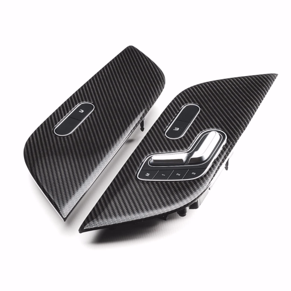 Edles Carbon-Faser-Design für Fahrzeuginterieur, leichtgewichtig und langlebig.