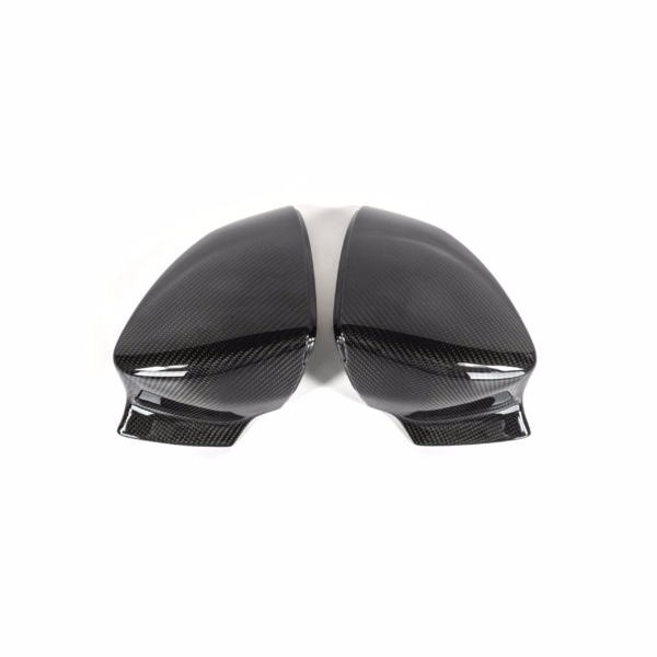 Leichtgewichtige Kohlefaser-Spiegelkappen für sportliche Fahrzeuge – exklusiv bei Carbon Modifications.