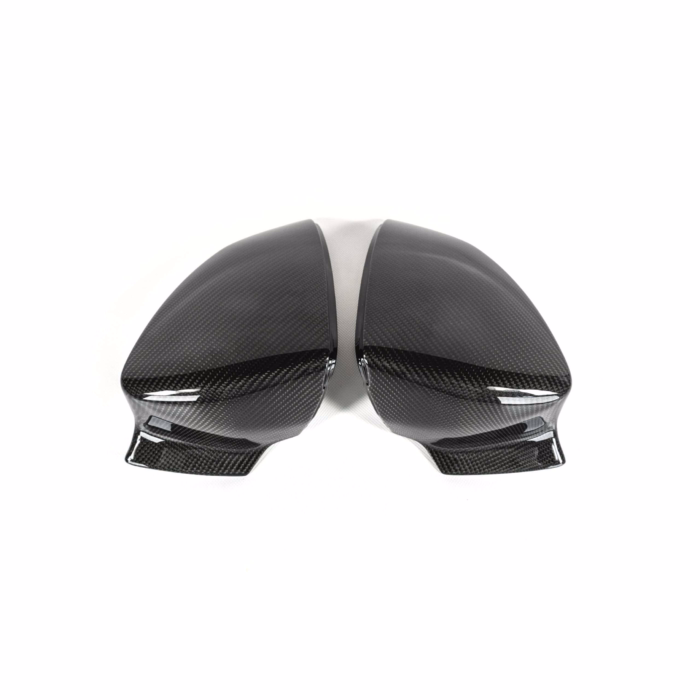 Leichtgewichtige Kohlefaser-Spiegelkappen für sportliche Fahrzeuge – exklusiv bei Carbon Modifications.