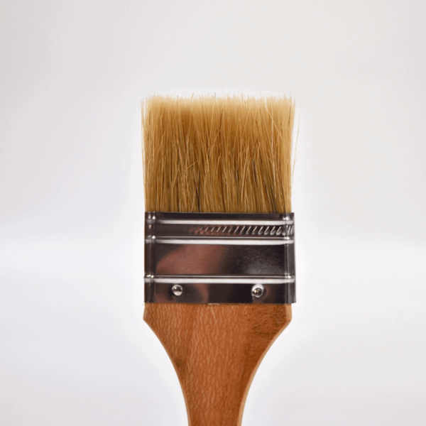 Fensterbilder, runder Pinsel mit Holzgriff, für Lackierung und Lackierung von Autos, bei Carbon Modifications.