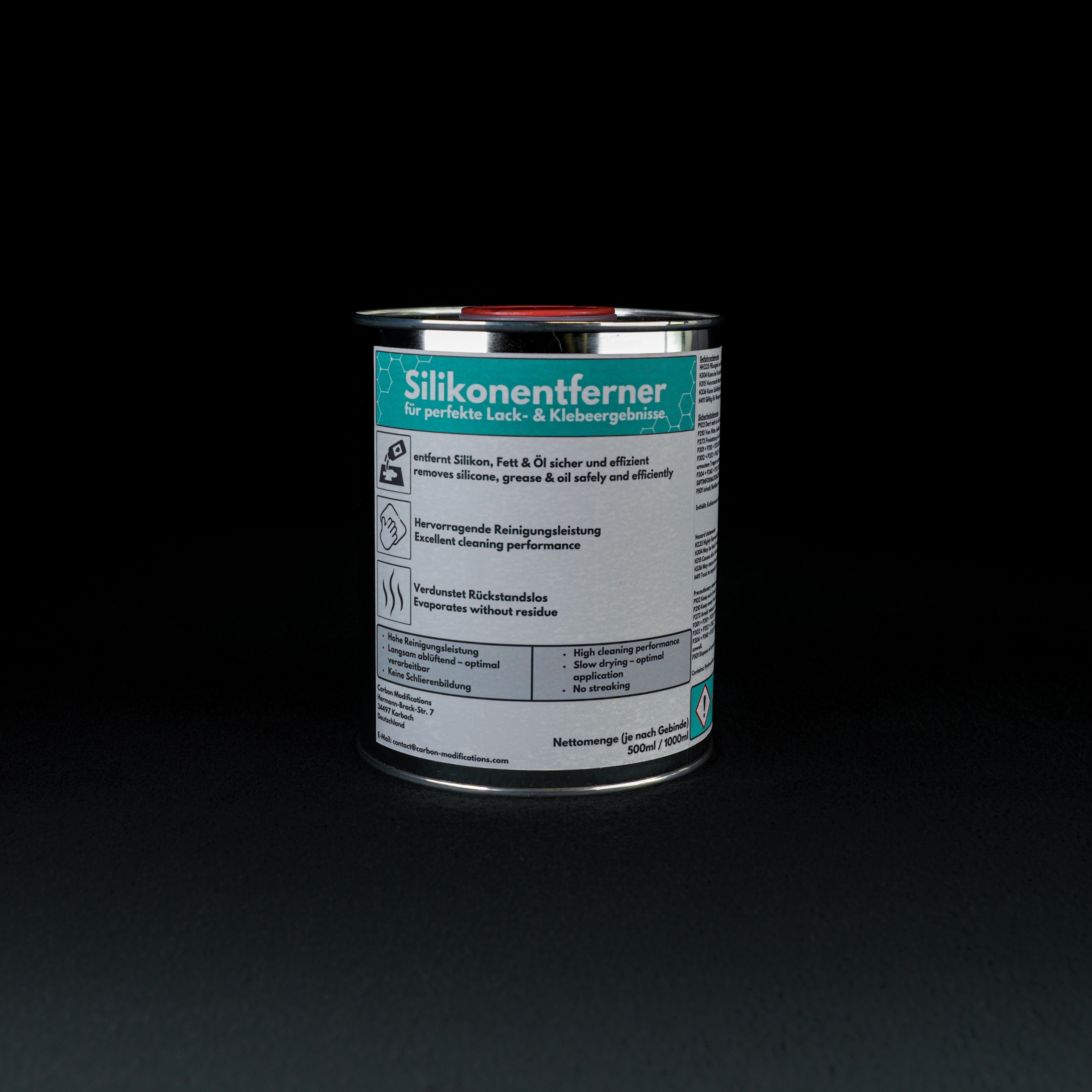 High-performance silicone remover - residue-free cleaning