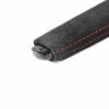 Hochwertige Carbon-Knopf in schwarzer Lederhülle für Automobil-Modificationen.