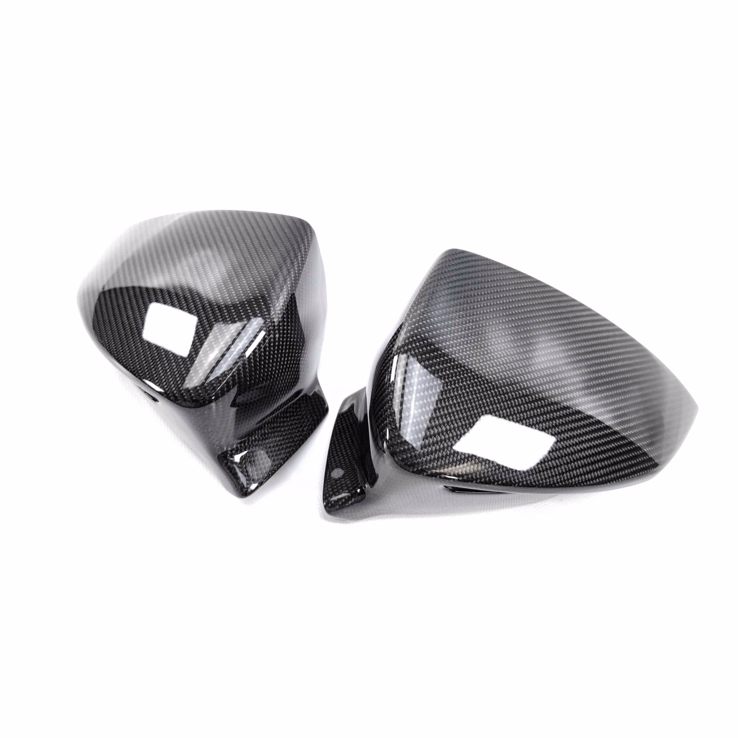 Leichtgewichtige Kohlefaser-AuĂźenrĂĽckspiegel fĂĽr Fahrzeuge, sportliches Design, Hochleistungs-Carbon-Optik.