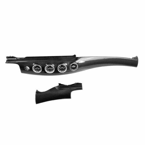 High-performance carbon mudguard set for vehicles with racing charm.