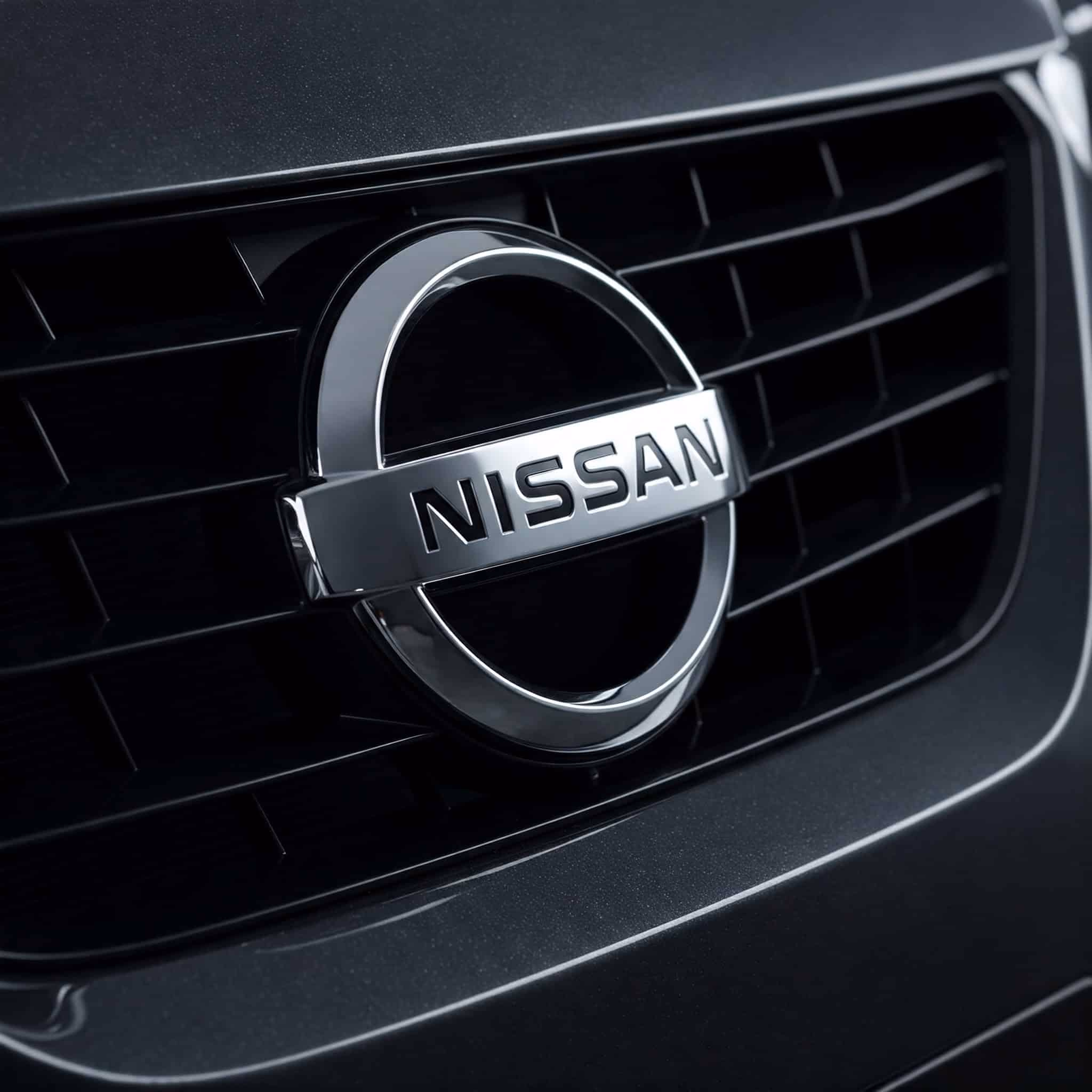 Leistungsstarke Nissan Automarke mit Carbonschmuck, hochwertiges Autozubehör für sportliches Design.