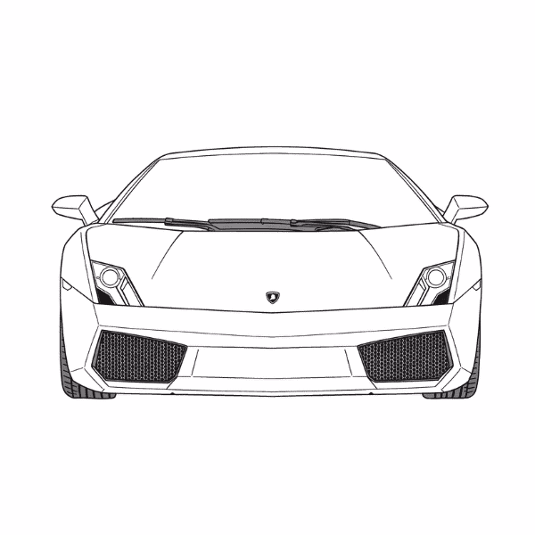 Hochwertiges Carbon-Karosserie-Upgrade für Lamborghini, leichte und strapazierfähige Fahrzeugmodifikationen.