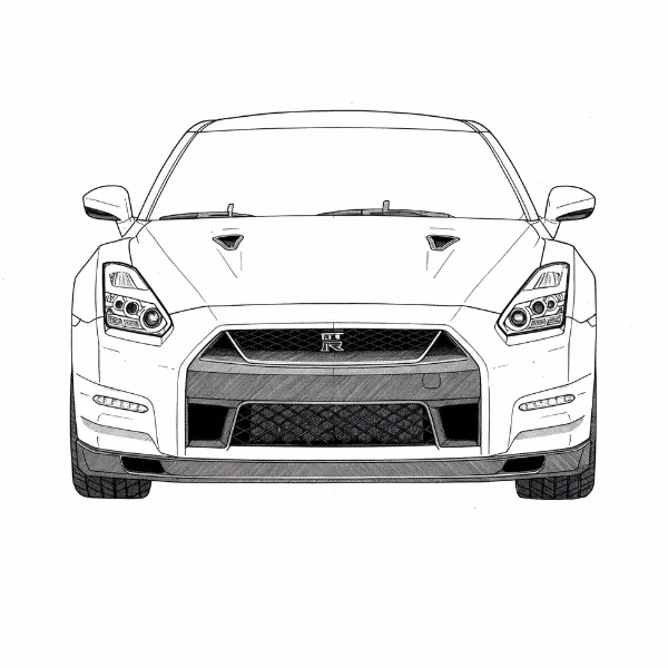 Hochwertiger Carbonschlüssel für sportliche Autos, zeigt Autogestaltung und Tuning-Accessoires.