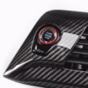 Hochwertiger Carbon-Style Motorstartknopf für Sportwagen.