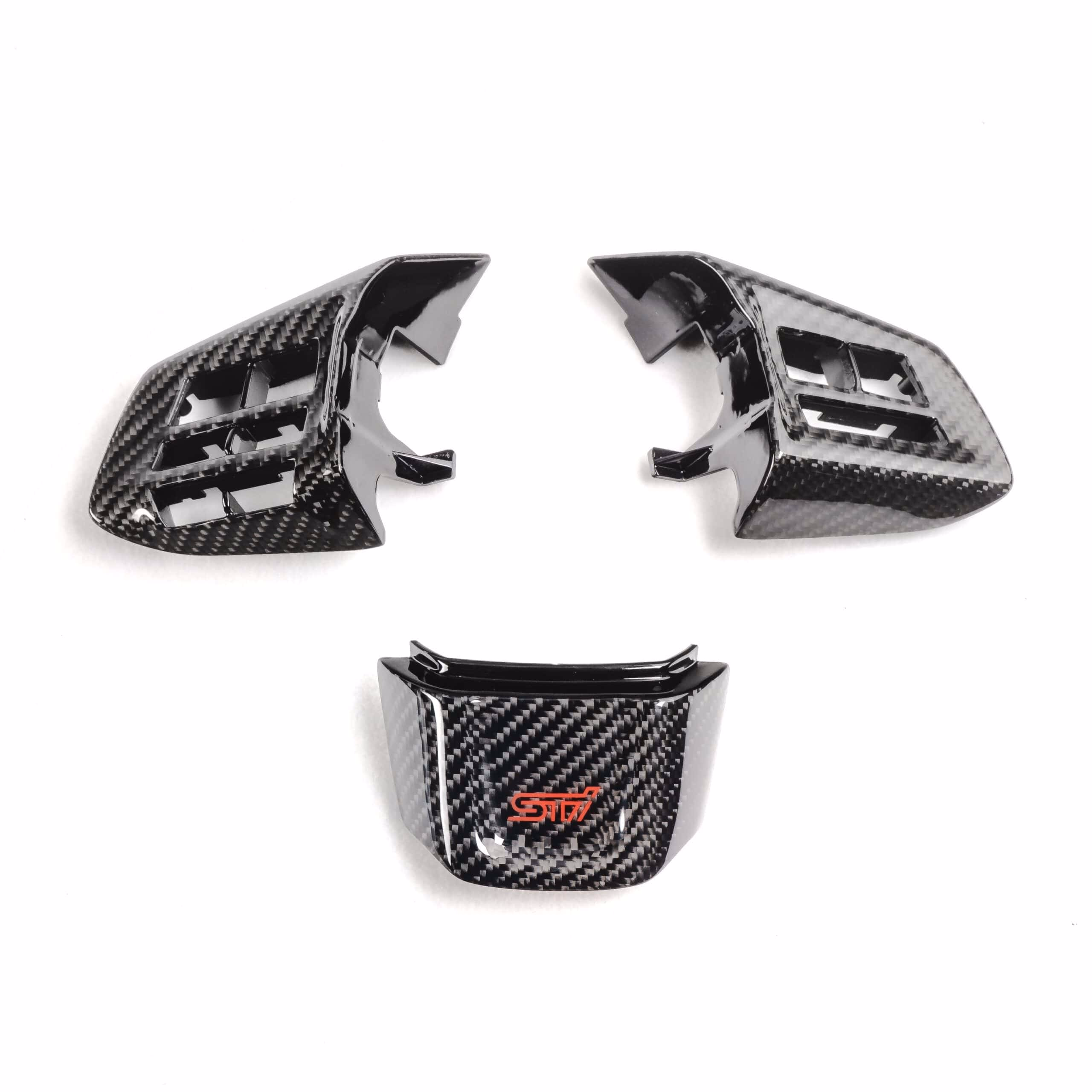 Leichtgewichtige Carbon-Luftauslässe für Subaru WRX STI, racing optik, hochwertige Verarbeitung.