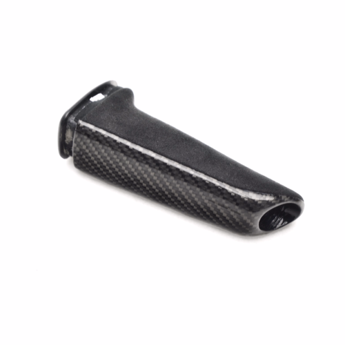 Hochwertiger Fahrzeughandgriff aus Carbon mit edlem Design.