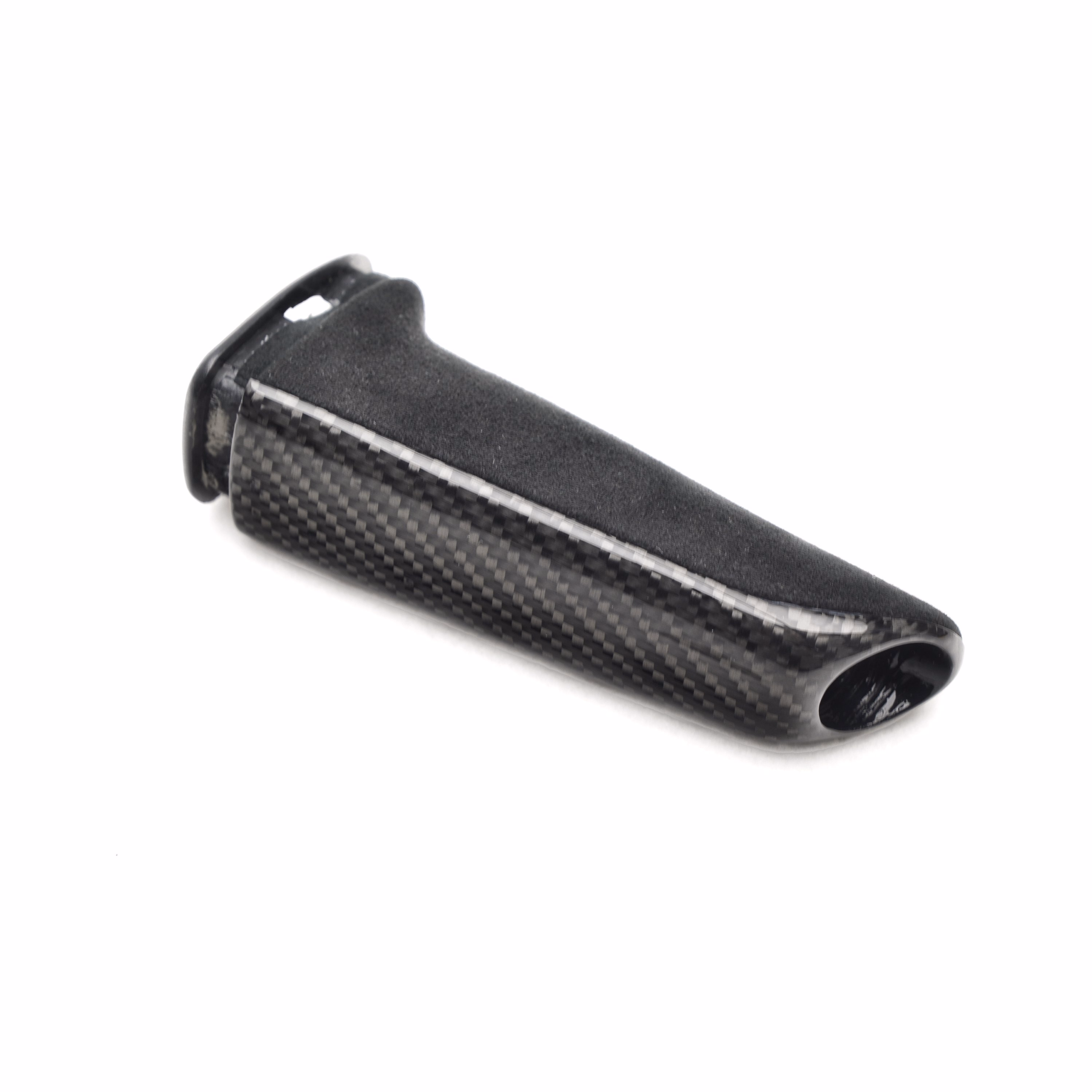 Hochwertiger Fahrzeughandgriff aus Carbon mit edlem Design.