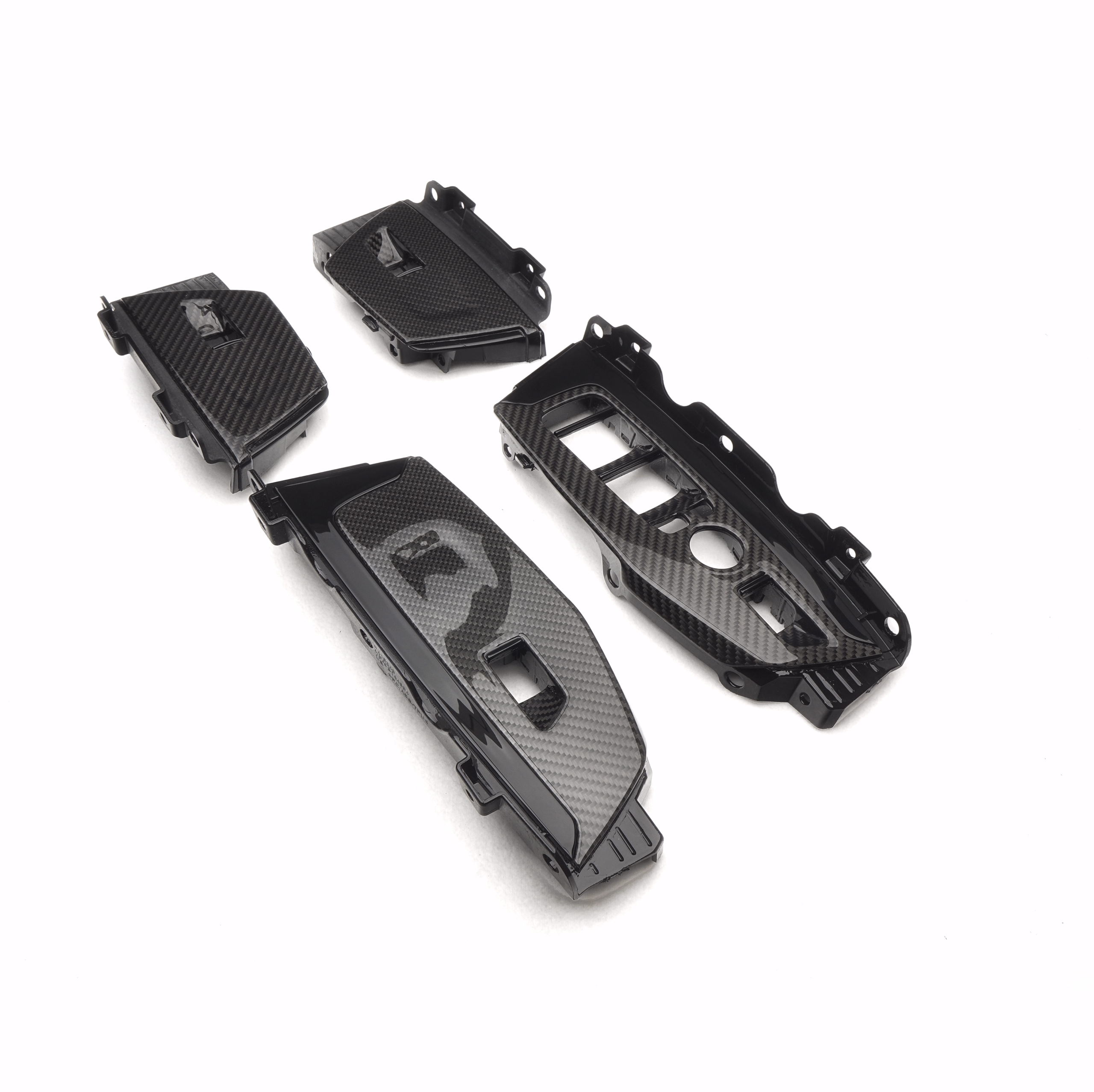 Leichtgewichtige Carbon-Optik Abdeckungen fĂĽr Automobil-Performance.