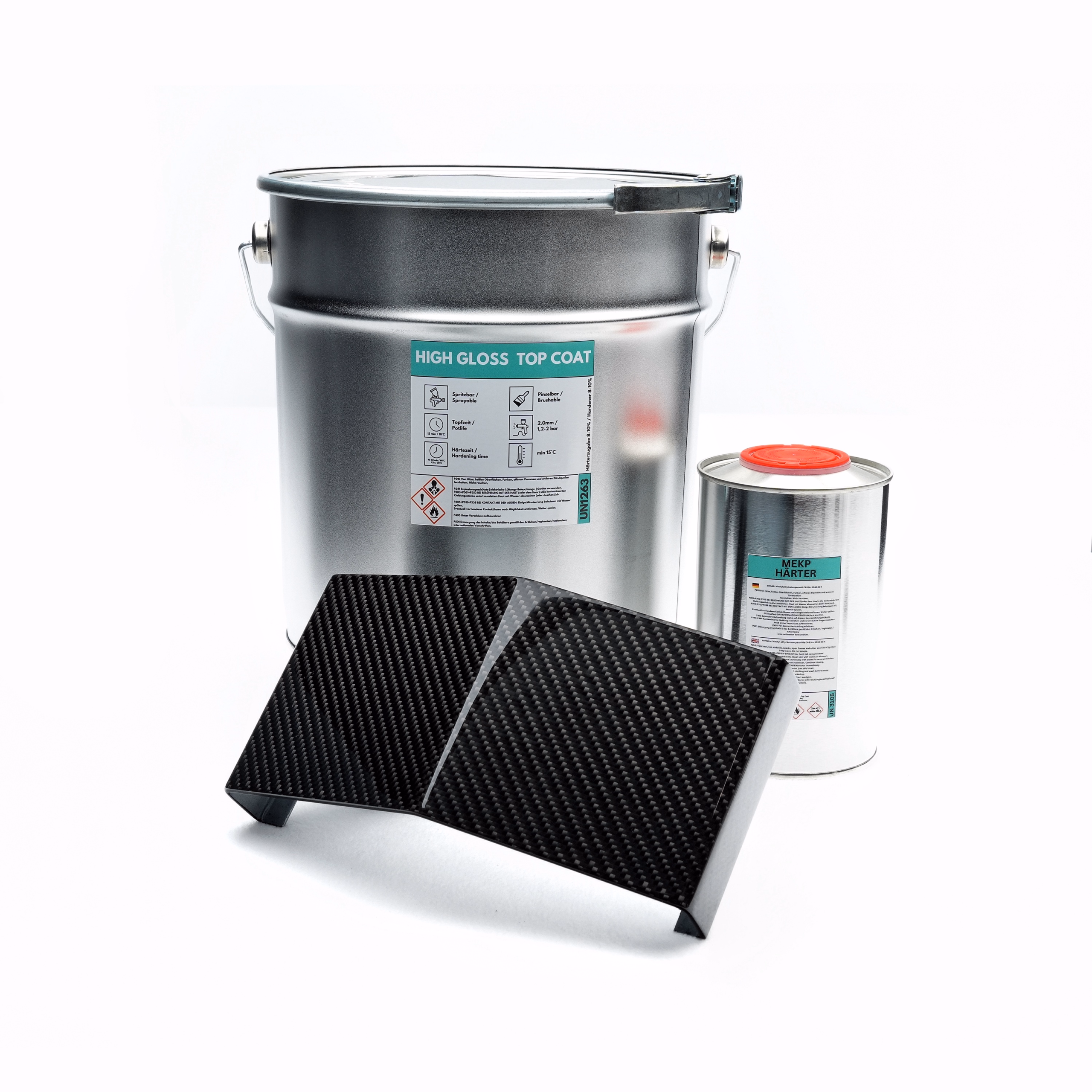 High Gloss Top Coat für Carbonveredelung 5kg (transparenter Spritzfüller)