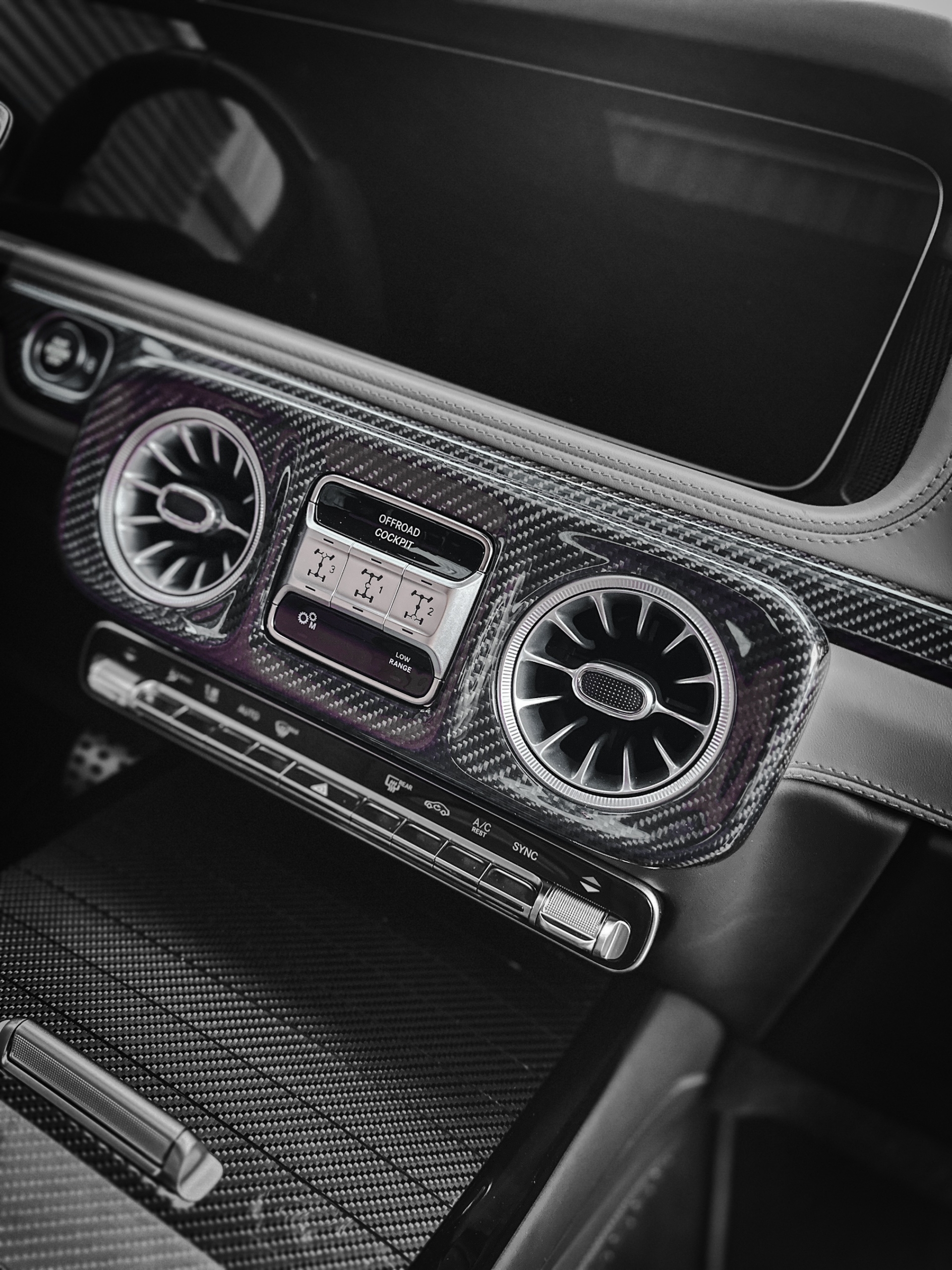 Mercedes G-Klasse W465 Carbon Lüftungsdüsen Blenden – Tuning & Carbon Parts – Bild 2