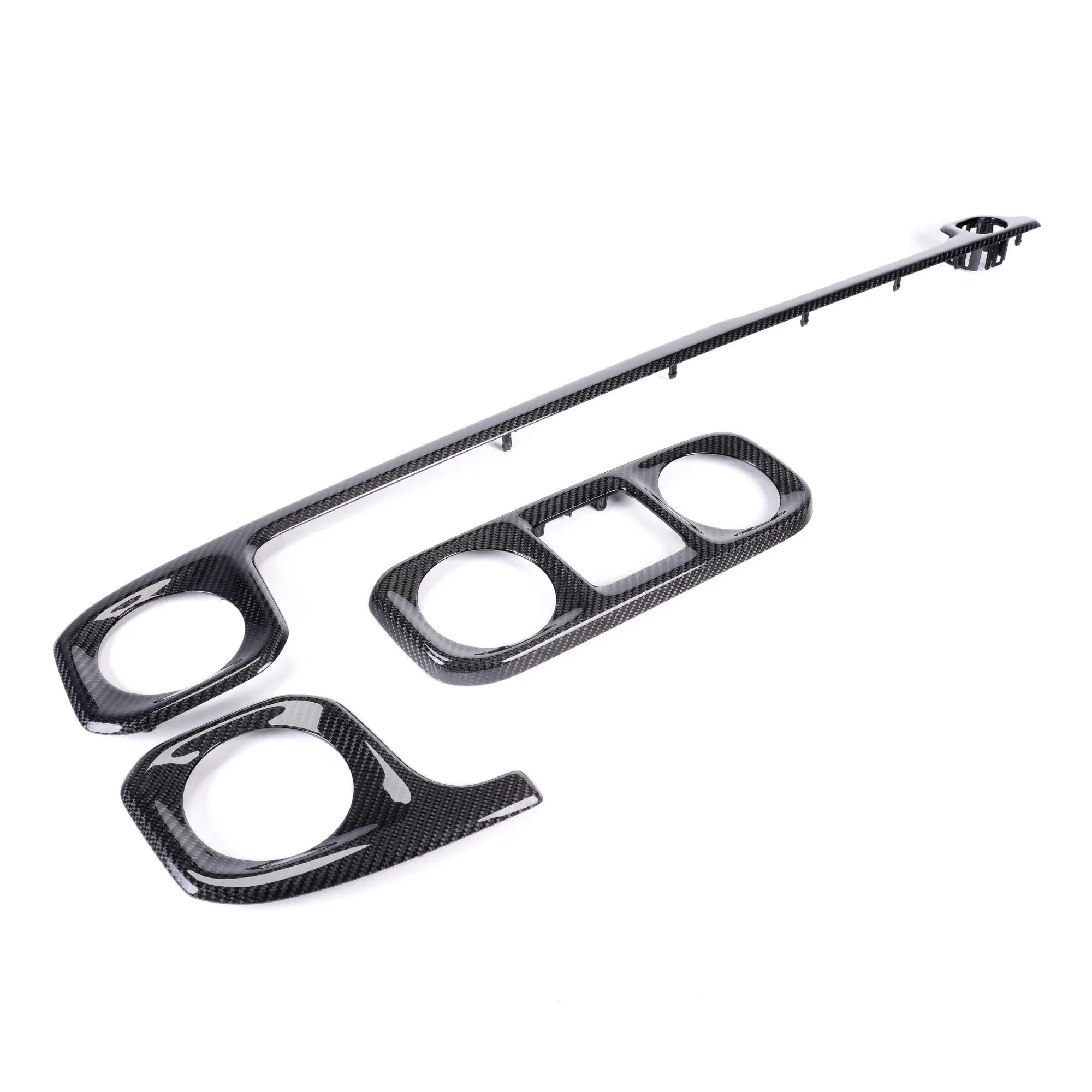 Mercedes G-Class decorative strips original 3-piece with carbon coating