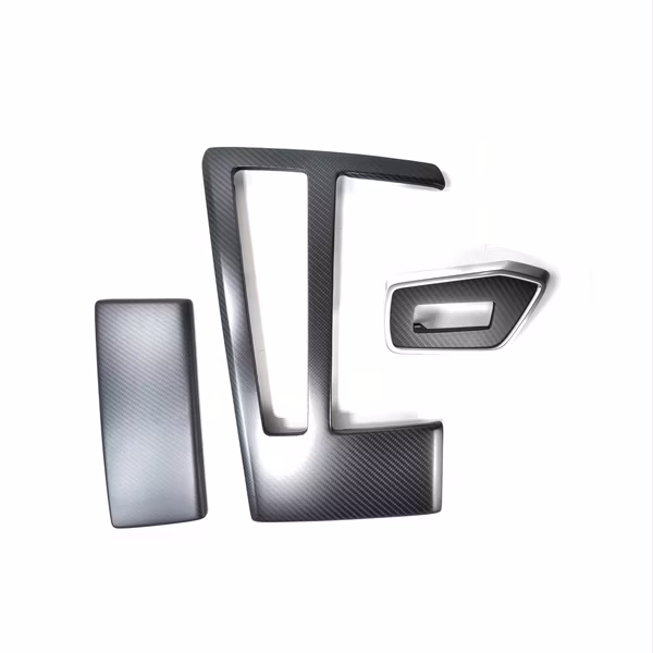 Audi A6 Carbon Mittelkonsole mit Ablagefachdeckel