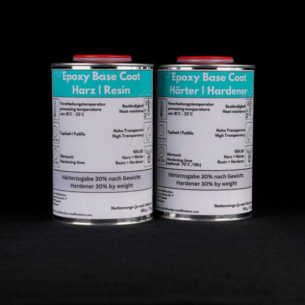 Epoxy Base Coat Set für Carbon Veredelung inkl. Härter