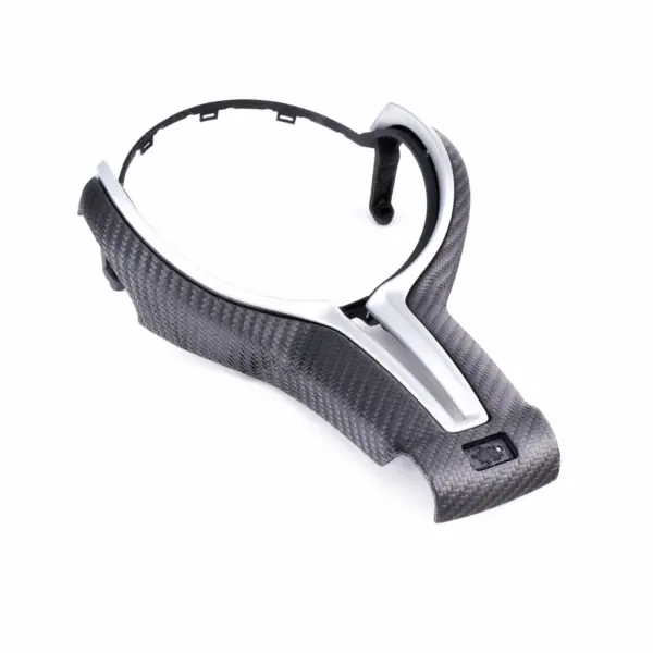 Carbon Lenkradspange offenporig mit M Emblem – Für alle F Modelle (Facelift)